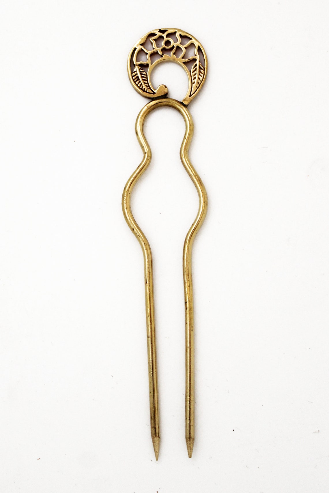 Brass Hair pin hair accessoryHair Clip Hair fork Hair Etsy