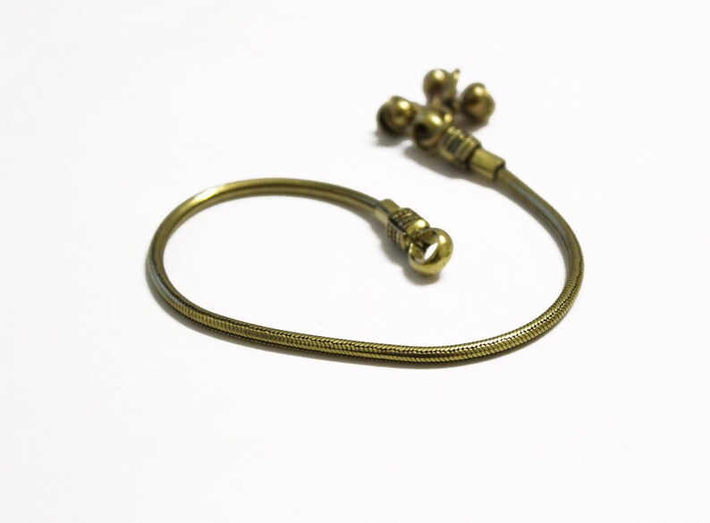 foot jewellery,Boho minimalist anklet belly dance foot bracelet Textured brass Indian Anklet ethnic traditional anklet