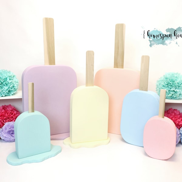 Giant Popsicle USA props, storefront decoration, party decor, candy, sweets, photography, birthday