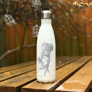Personalized Water Bottles 750 ML - Customized - Laser Engraved - Stainless Steel Flask - Thermos - Insulated - Reusable - Drinking Bottle
