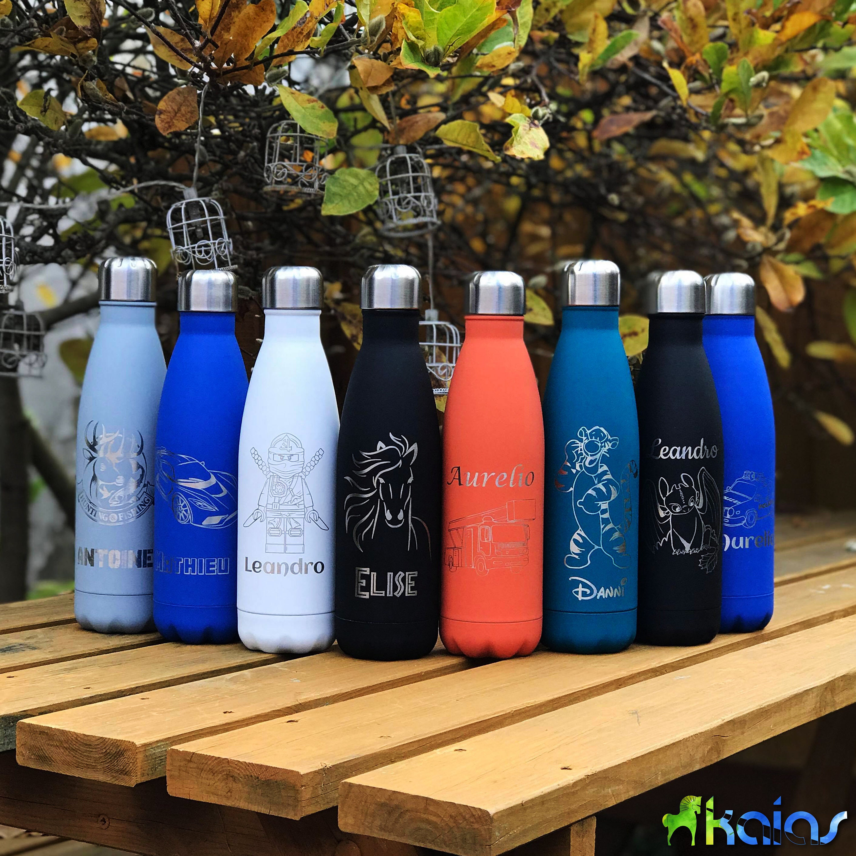 Personalized Water Bottles Engraved Bottles for Children Etsy