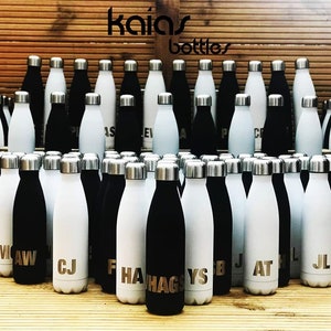 Lasergravierte Edelstahlwasserflasche: Personalisiertes Firmengeschenk