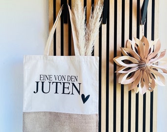 Jutetasche Shopper Mach Dir die Welt…