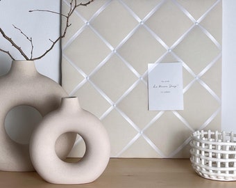 Memobord, crèmewit, op maat gemaakt