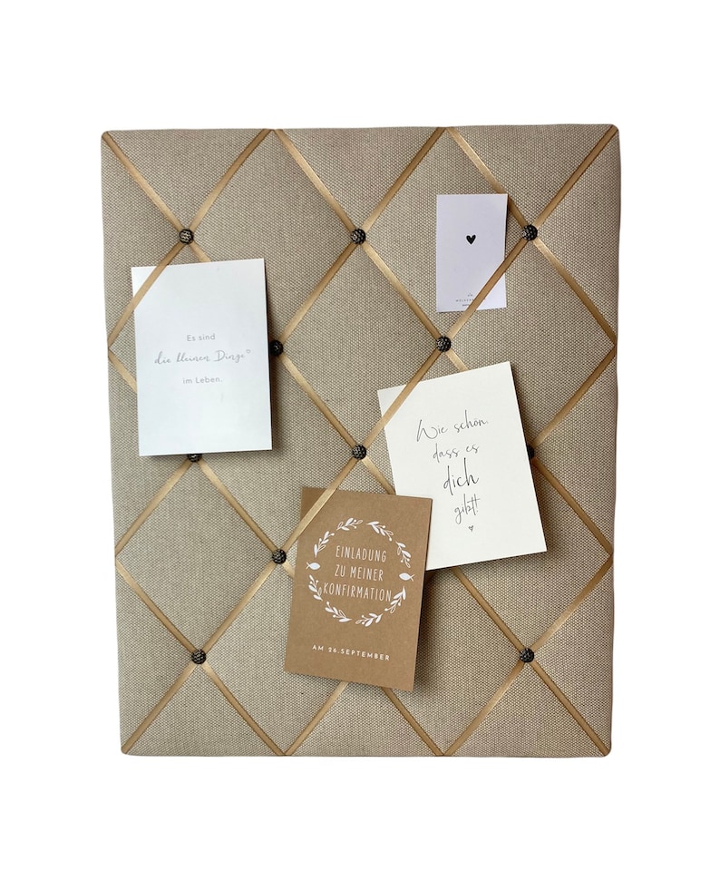 Memoboard beige Scandi taille souhaitée image 2