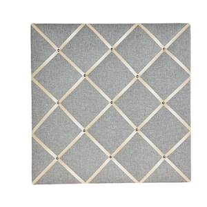 Tableau mémo gris clair beige 50x50