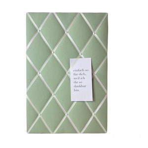 Memo board sage green desired size