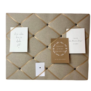 Memo board beige Scandi desired size