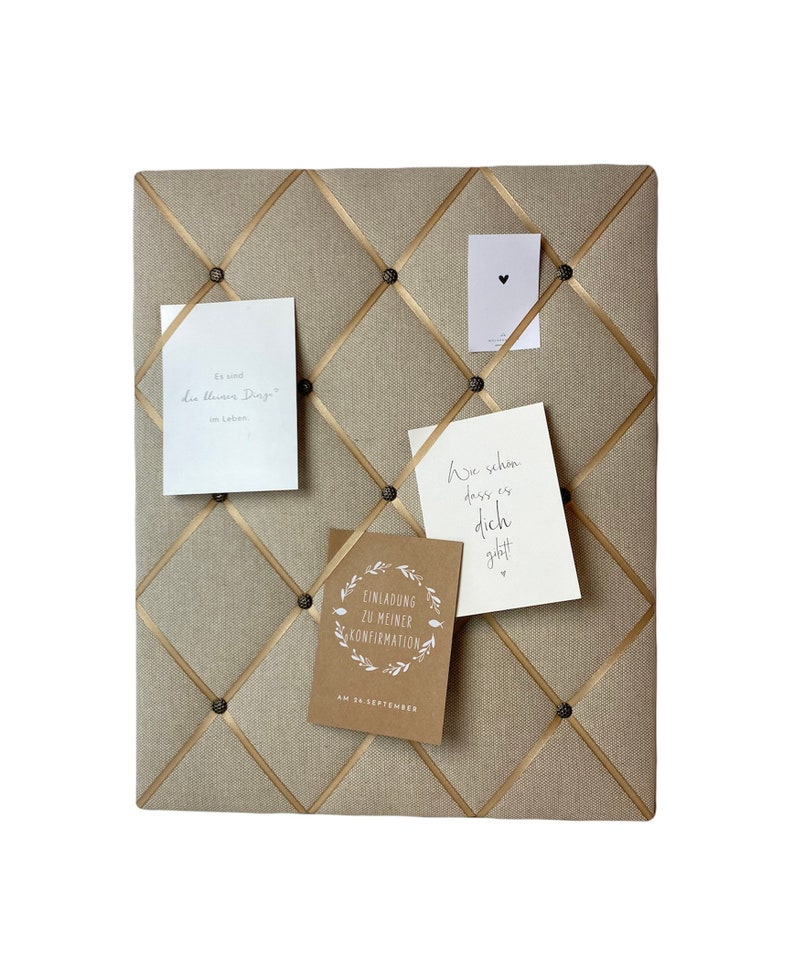 Memoboard beige Scandi taille souhaitée image 8