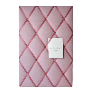 Memo board pastel pink desired size