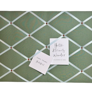 Memoboard jadegrün Wunschgröße
