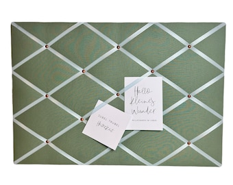 Memo board jade green custom size