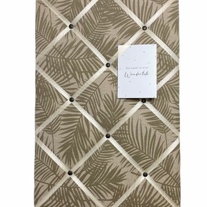 Feuilles tableau mémo kaki
