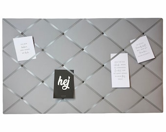 Memoboard XXL hellgrau