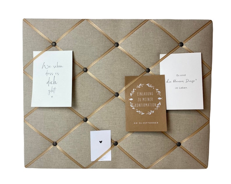 Memoboard beige Scandi taille souhaitée image 6