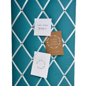 Memo board turquoise desired size image 4