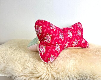 MAGMA Leseknochen Panthera - Leopardenmuster Nackenkissen 42x22x22 Cm - Made In Germany