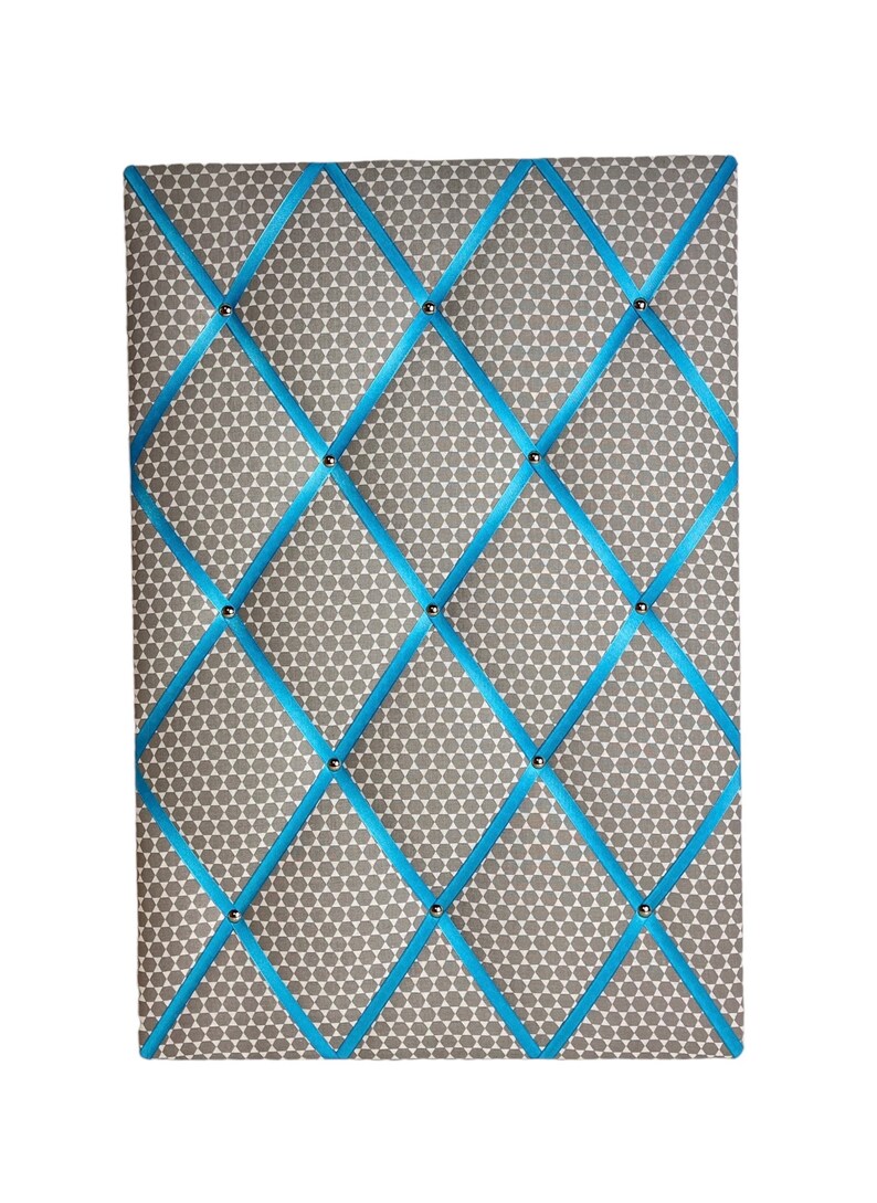 Tableau mémo rétro gris turquoise taille souhaitée image 6