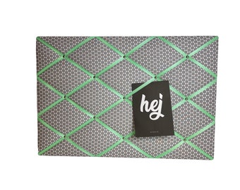 Memoboard Retro grey green custom size