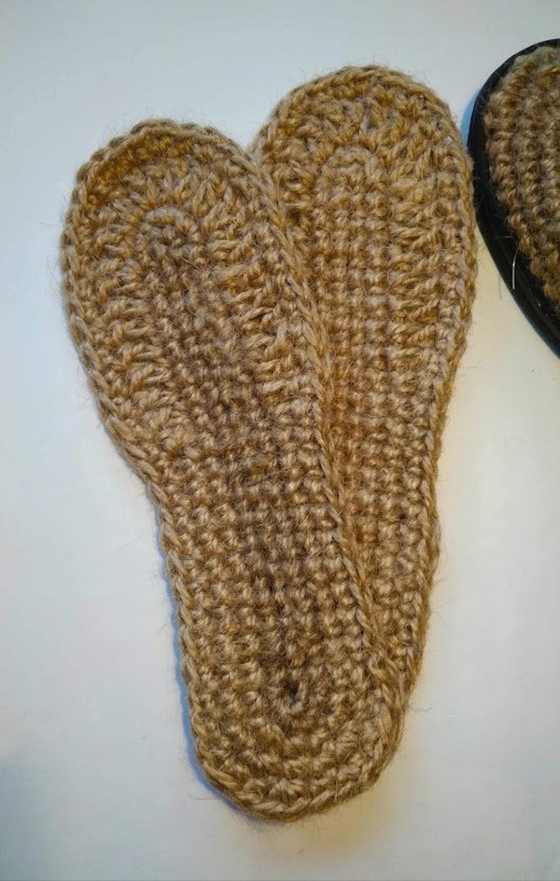 Making Shoe Soles Pattern crocheted insole for slippersAdult Etsy