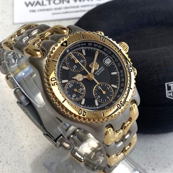 1990's TAG Heuer S/EL Automatic Chronograph CG2121/R0 - Etsy