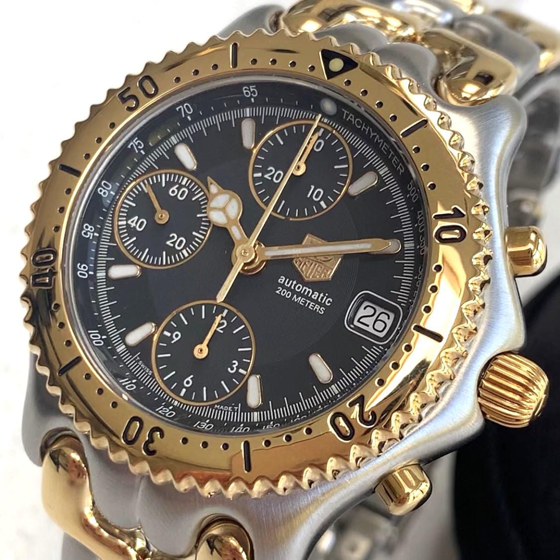 1990's TAG Heuer S/EL Automatic Chronograph CG2121/R0 - Etsy