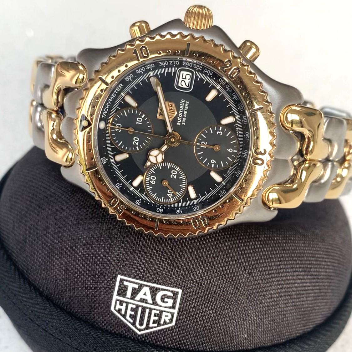 1990's TAG Heuer S/EL Automatic Chronograph CG2121/R0 - Etsy