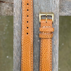 Raymond Weil Tan Leather Watch Strap Band 14mm