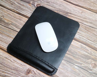 Mouse Pad, Leather Mouse Pad, Leather mousepad, Monogram Mousepad, 4003