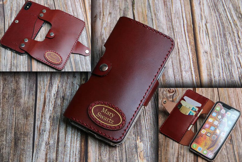 Leather iPhone SE 2020 Wallet Case iPhone SE 2020 leather Etsy