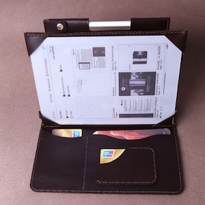 Heren Pennenrek Supernote Manta A5X2 A6 X Folio Organizer Cover Supernote A6 X2 Nomad Echt leer Supernote A5 X Hoes Chocolade 4RCGSN