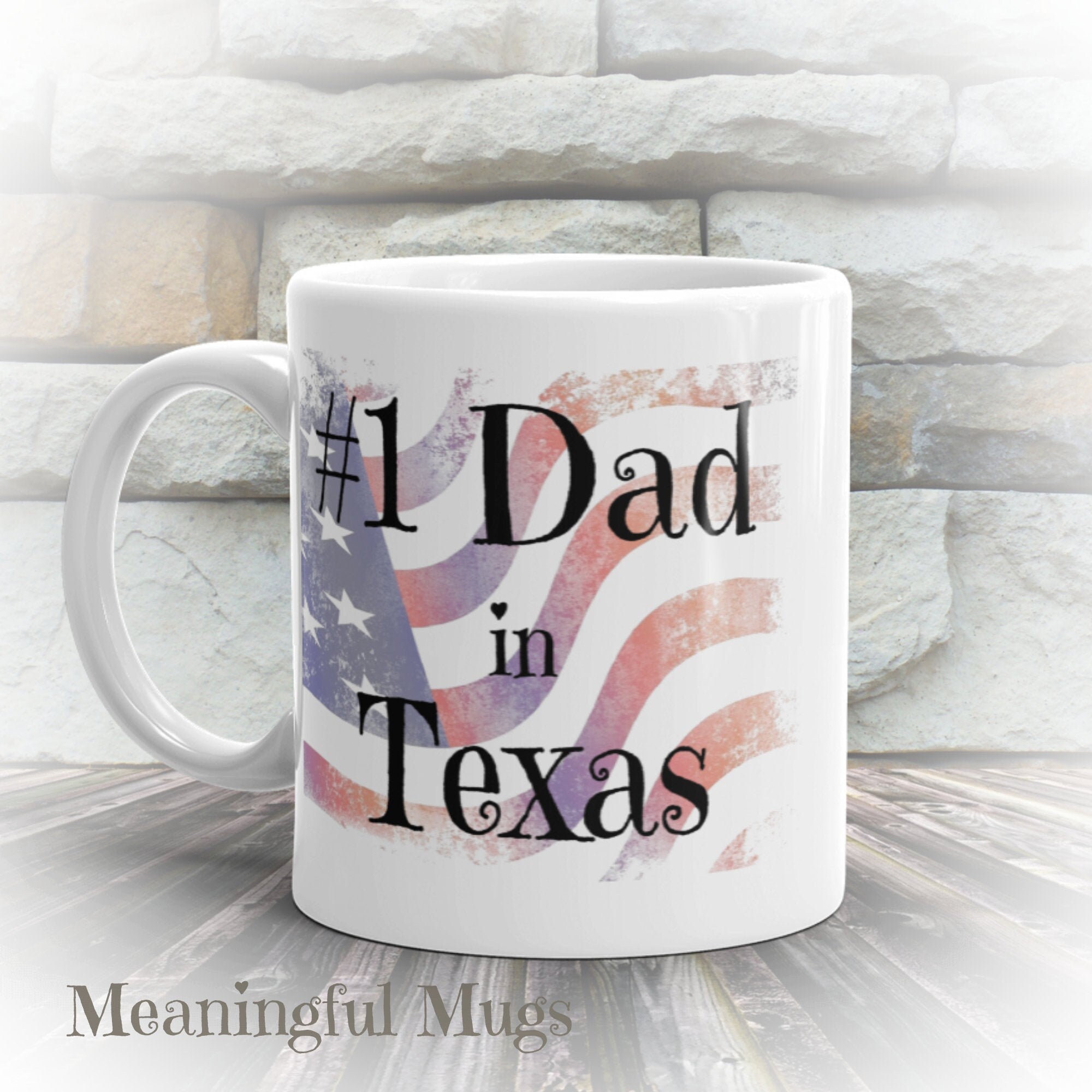Texas Happy Fathers Day Coffee Mug For Dad Coffee Mug First Etsy