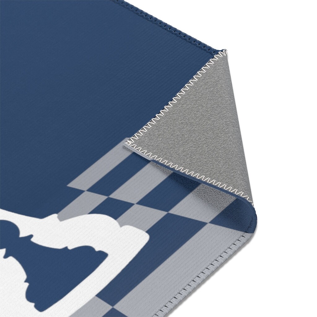 Area Rug Blue 36 X 24 buenos New Chess - Etsy UK