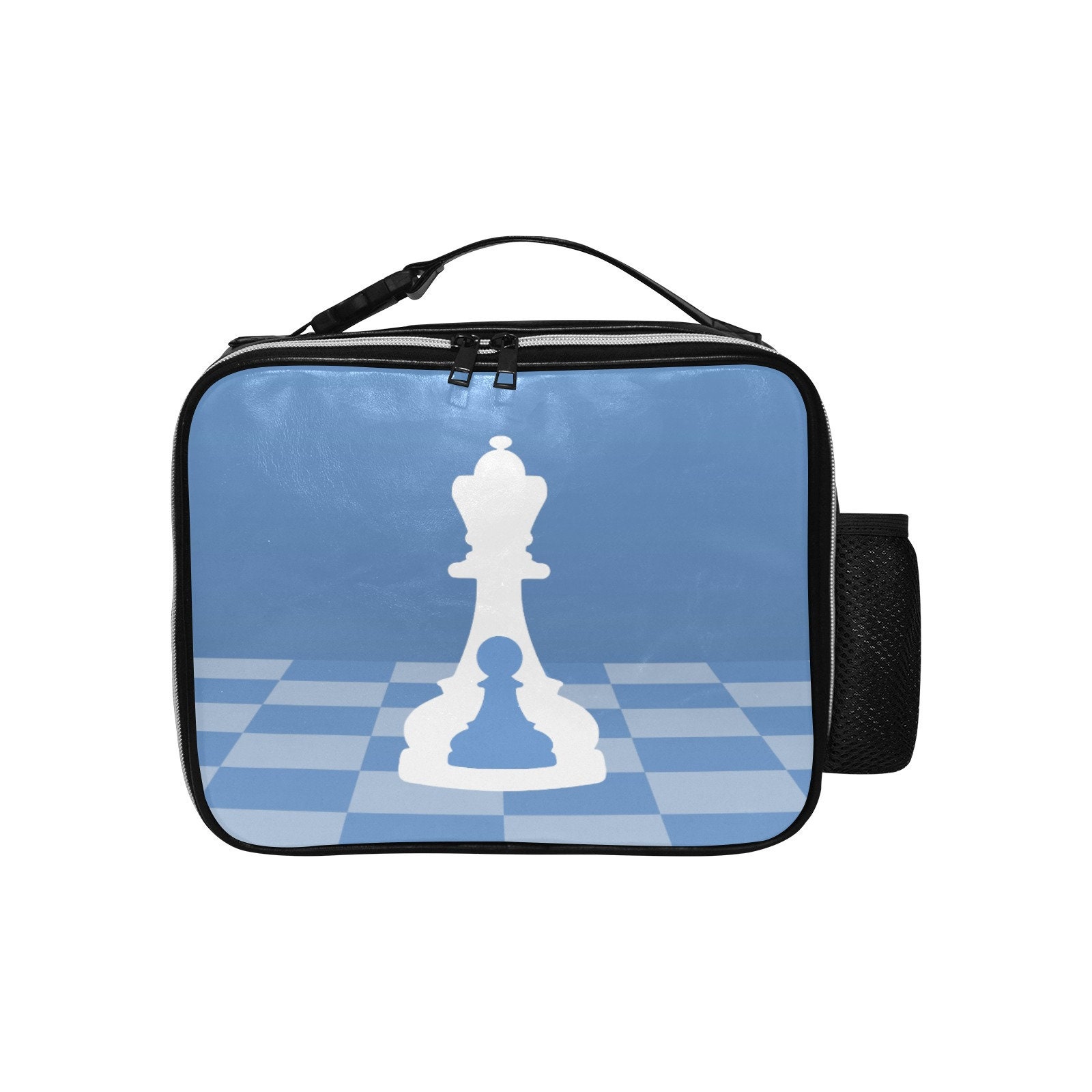 Leather Lunch Box Black Buenos New Chess -  Portugal