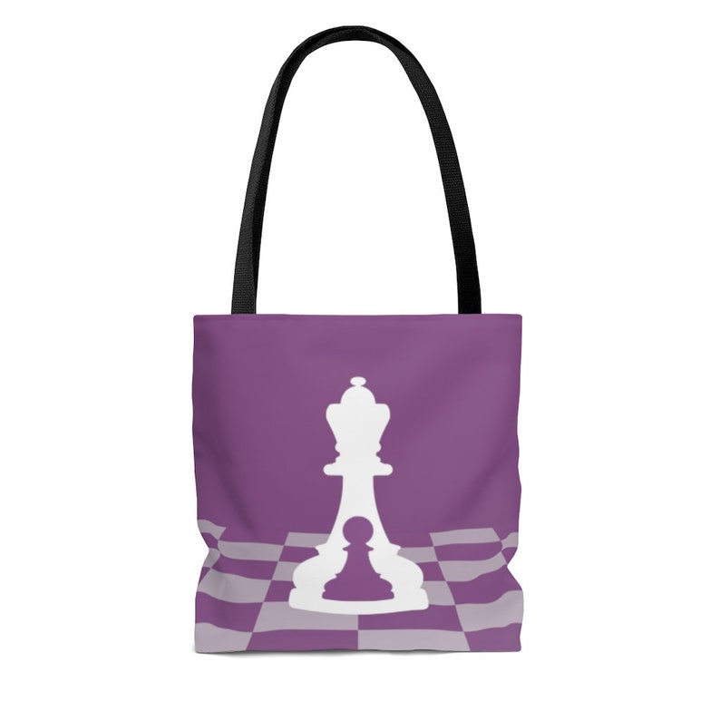 Tote Bag Purple Board Carry All Buenos New Chess
