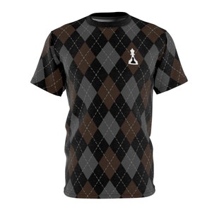 トップス houseonthehill L/S Tee (Argyle) Men's Heavy Cotton Argyle Print T-Shirt - T-shirts - New In 2026
