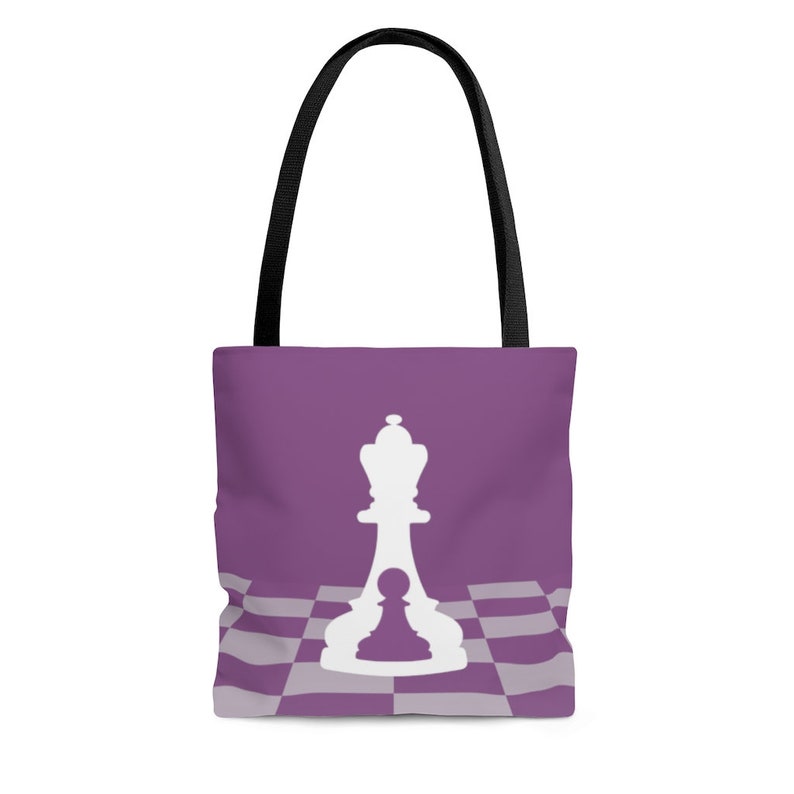 Tote Bag Purple Board Carry All Buenos New Chess
