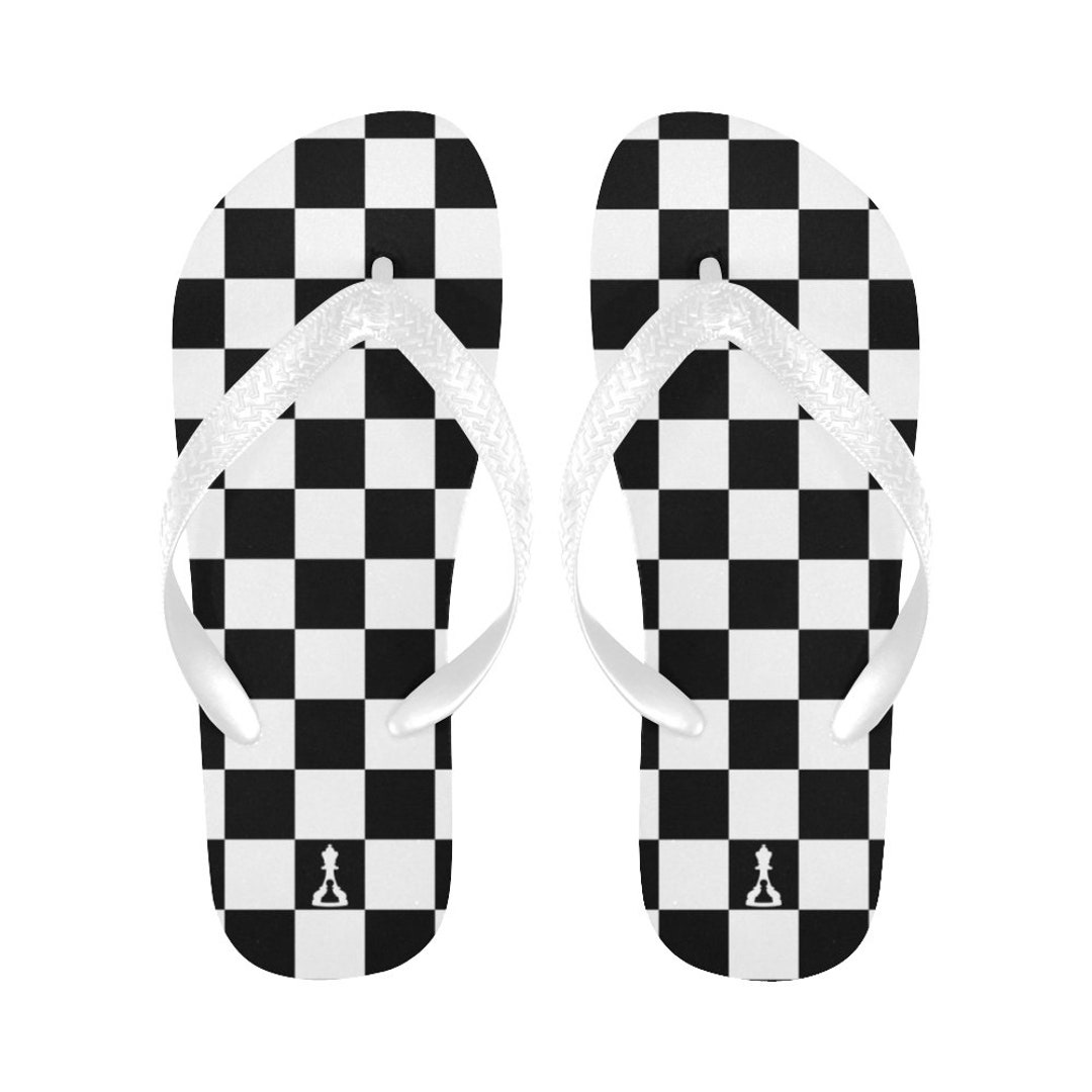 Checkerboard flip flops deals