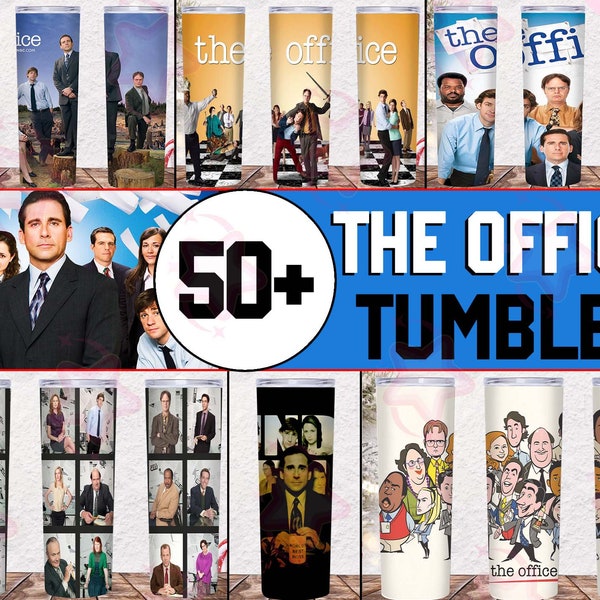 50+ The Office Tumbler Bundle, Tumbler Wrap PNG Tumbler Digital Design, Movie Skinny Tumbler 20oz Design, Instant Download