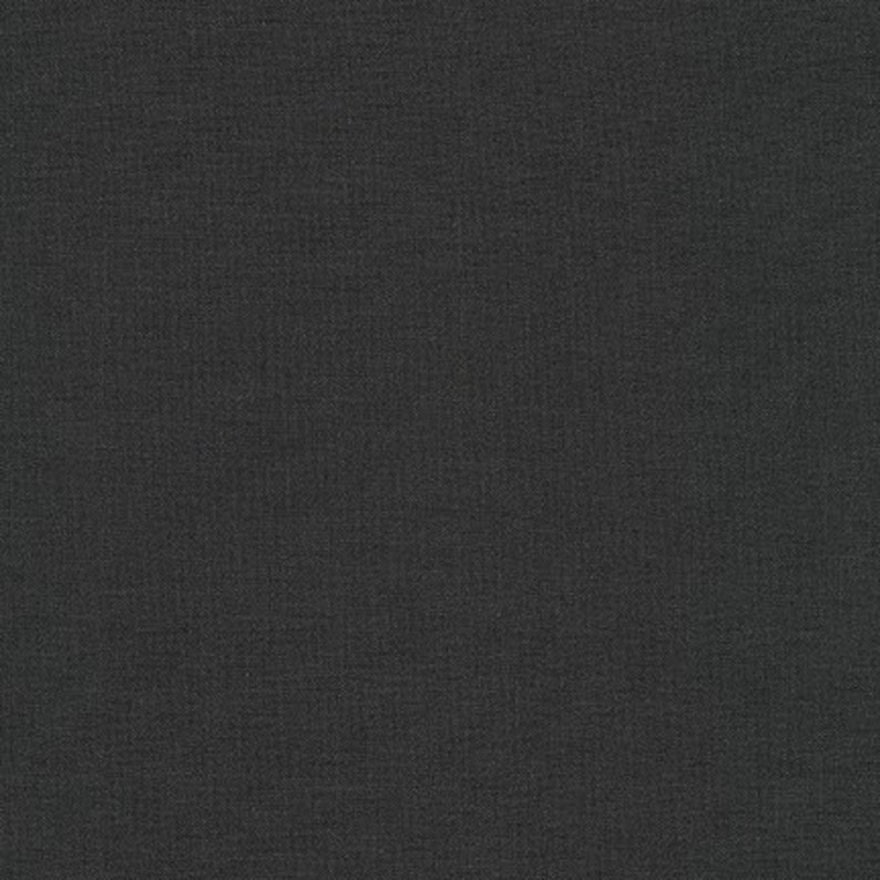 Robert Kaufman Kona Cotton in Charcoal Fabric by 1/2 Yard Etsy