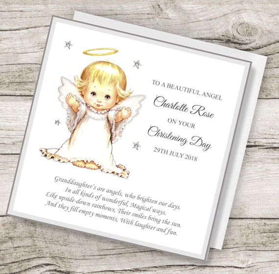 Goddaughter On Your Christening Day Church On The Hill Greeting Card