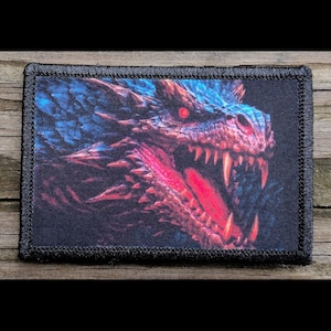 Dragon Morale Patch - Hook and Loop Backing for Backpack, Rucksack, Operator Hat and Much More!