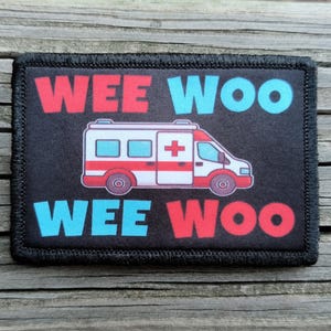 Paramedic Morale Patch - Hook and Loop Backing for Backpack, Rucksack, Operator Hat and Much More!