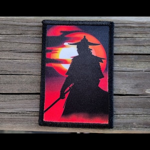Samurai Morale Patch - Hook and Loop Backing for Backpack, Rucksack, Operator Hat and Much More!