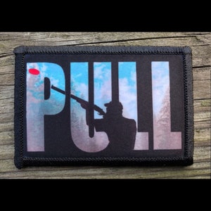 Clay Shooting Morale Patch - Hook and Loop Backing for Backpack, Rucksack, Operator Hat and Much More!
