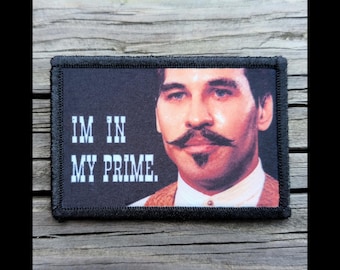 Tombstone I'm In My Prime Morale Patch - 2x3 Hook and Loop Patches for Molle Gear, Operator Hat, Backpack, Made in The USA