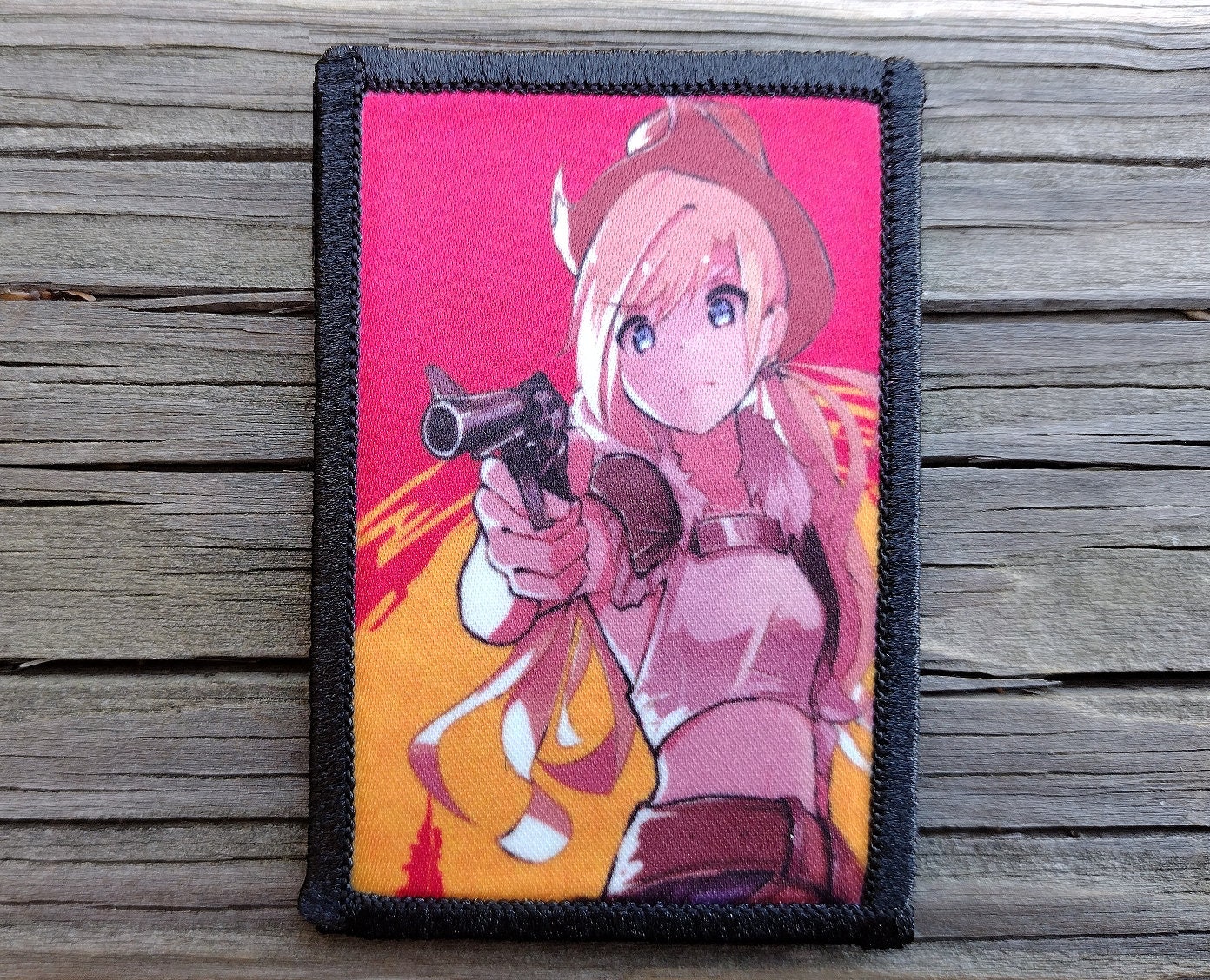 Anime Patch Iron on | Demon Fan Art | Slaying Evil Pink Anime Girl | Fan  Japanese Art | Adorable Cute Kwai Pink Patches for Clothes