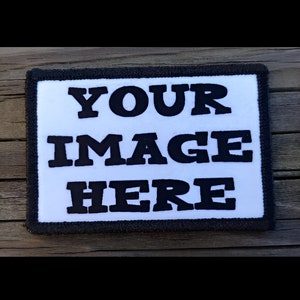 Create Your Own Custom Morale Patch - 2x3&quot; With Hook and Loop Backing for Backpack, Rucksack, Operator Hat and Much More!