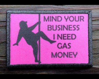 Mind Your Business Morale Patch - 2x3 Hook and Loop Patches for Molle Gear, Operator Hat, Backpack, Made in The USA