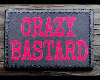 Crazy Morale Patch - Hook and Loop Backing for Backpack, Rucksack, Operator Hat and Much More!